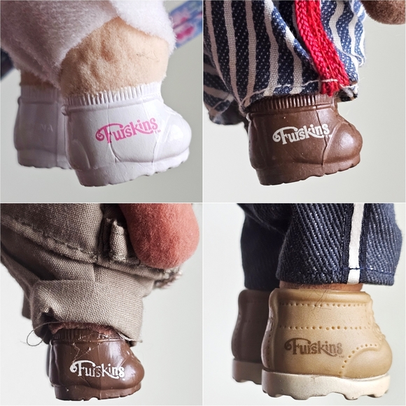 1986 Rare 10 Cabbage Patch Furskins Bears Lot, Panosh Moody Hollow House Playset - Picture 17 of 17